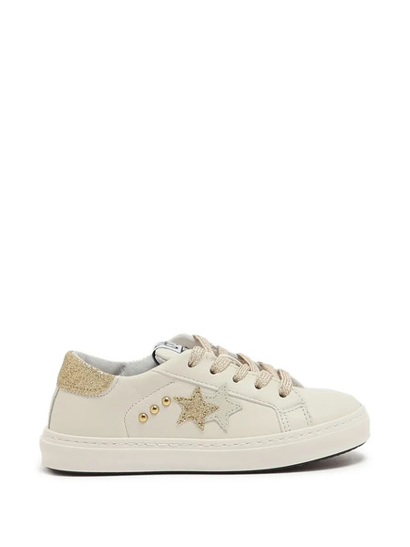 2 Star Kids Star-appliqué Sneakers - White 