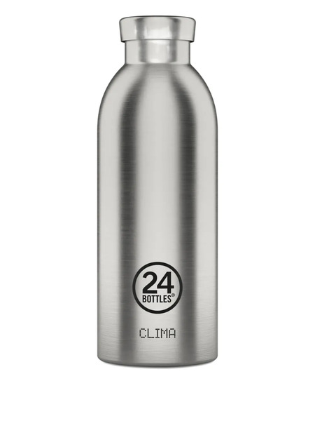  24bottles Clima Brushed Steel Bottle 500ml - Silver 