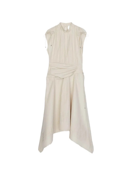  3.1 Phillip Lim Asymmetric-hem Midi Dress - Neutrals 