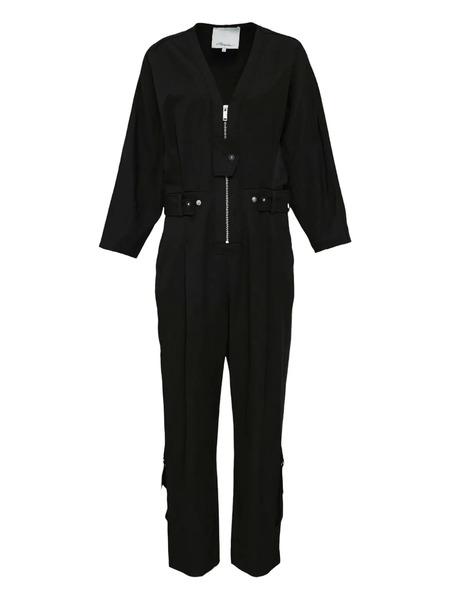  3.1 Phillip Lim Belted Zip-front Jumpsuit - Black 