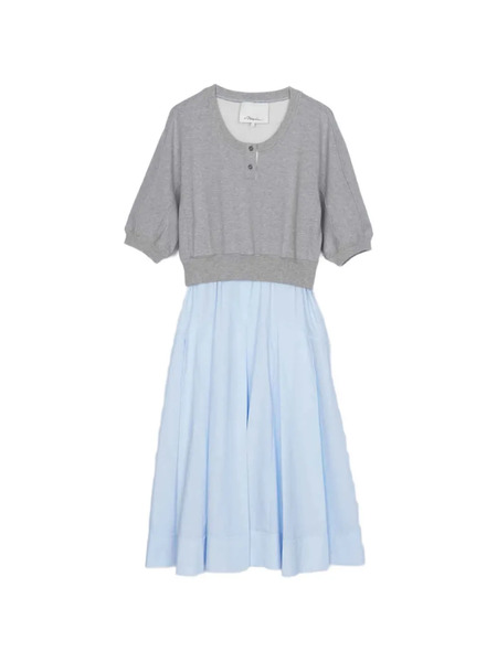  3.1 Phillip Lim Button-detail Dress - Grey 