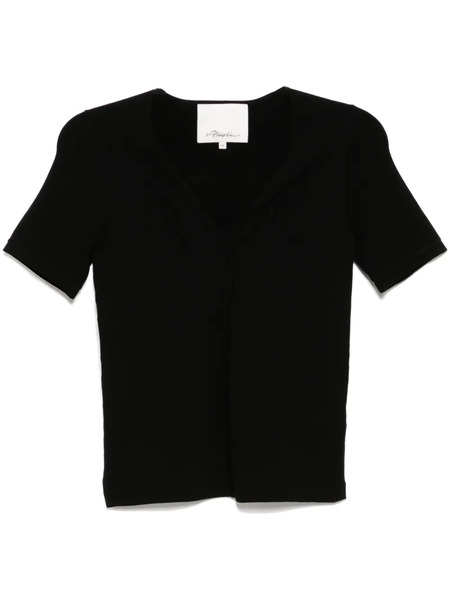  3.1 Phillip Lim Compact Rib Tee - Black 