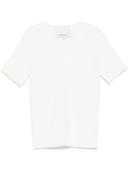  3.1 Phillip Lim Compact Rib Tee - Iv122 Ivory 