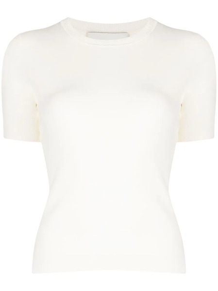 3.1 Phillip Lim Crepe-texture Short-sleeve Top - White 