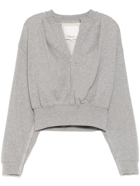  3.1 Phillip Lim Cropped Sweatshirt - Grey 