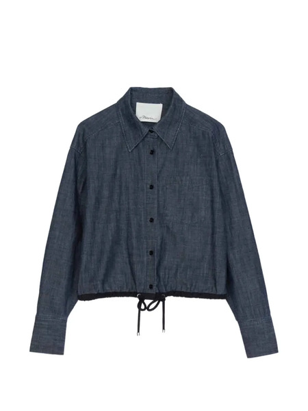  3.1 Phillip Lim Drawstring-hem Shirt - Blue 