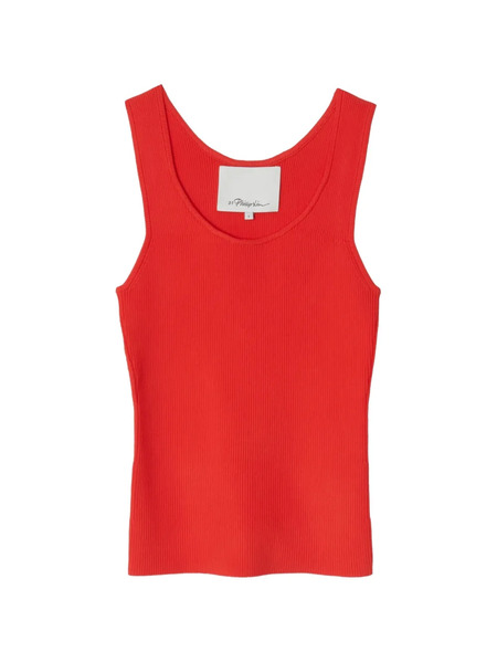  3.1 Phillip Lim Fine-ribbed Tank Top - Red 