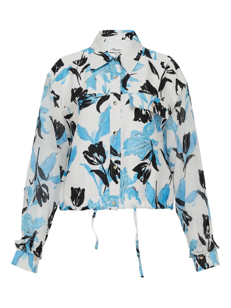  3.1 Phillip Lim Floral-print Shirt - Blue 
