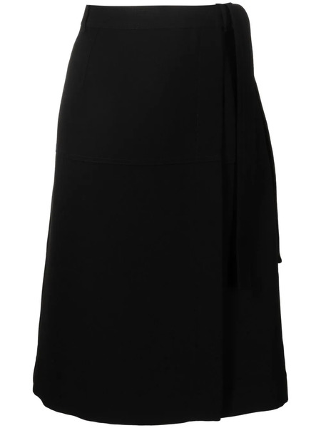  3.1 Phillip Lim Heavy Candy Wrap Midi Skirt - Black 