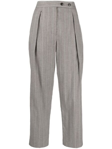  3.1 Phillip Lim High-waisted Tapered Trousers - Grey 