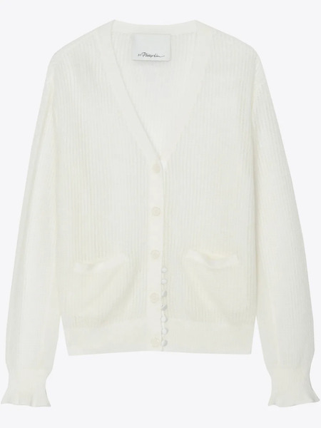  3.1 Phillip Lim Knitted Cardigan - White 