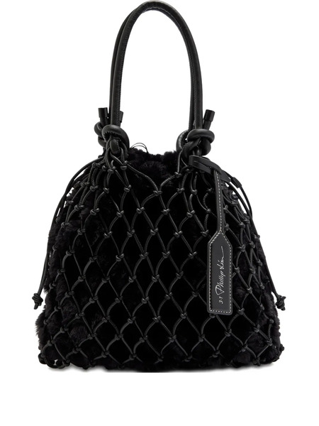  3.1 Phillip Lim Mini Macrame Tote Bag - Black 