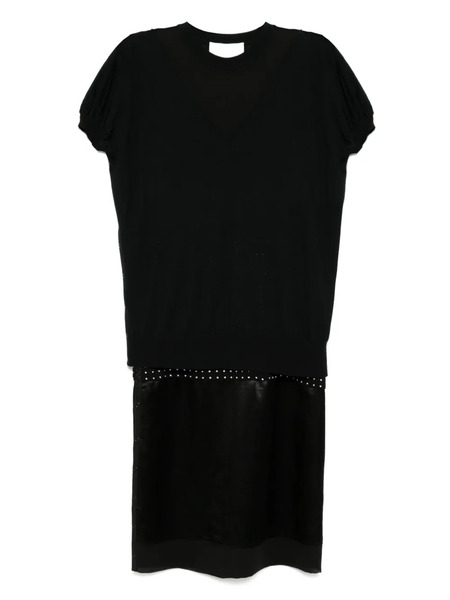 3.1 Phillip Lim Multi-combo Embroidered Dress - Black 