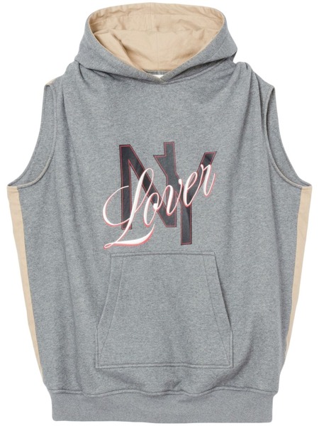  3.1 Phillip Lim Ny Lover Reversible Hoodie - Grey 