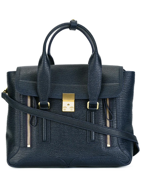  3.1 Phillip Lim Pashli Medium Satchel Bag - Blue 