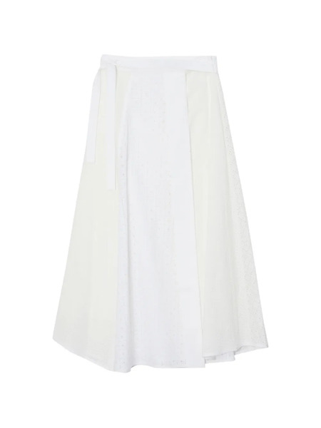  3.1 Phillip Lim Tie-detail Midi Skirt - White 