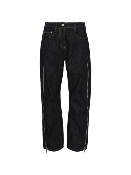  3.1 Phillip Lim Zip-detailing Straight-leg Jeans - Blue 