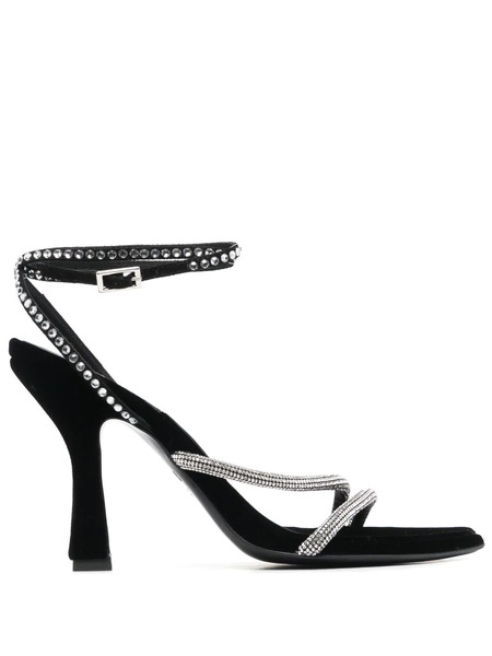  3juin Crystal-embellished Sandals - Black 