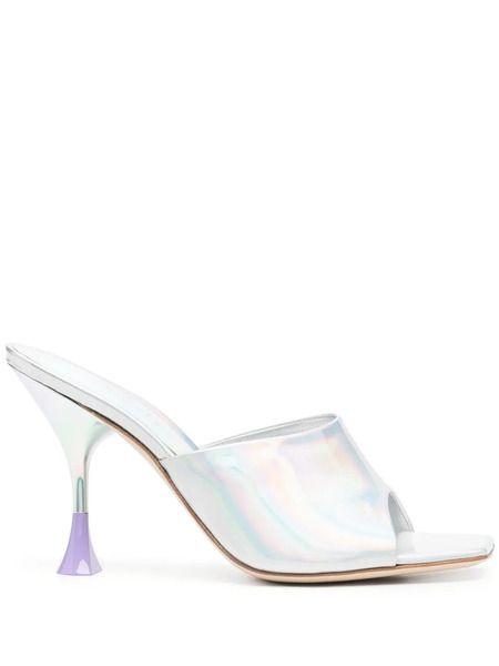  3juin Leather Sandals - Silver 