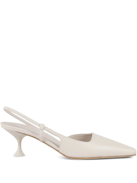  3juin 50mm Kyara Pumps - White 