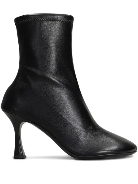  3juin Stretch-leather Heeled Boots - Black 