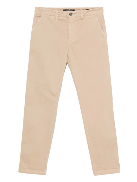  40 Weft Stretch-cotton Pants - Neutrals 