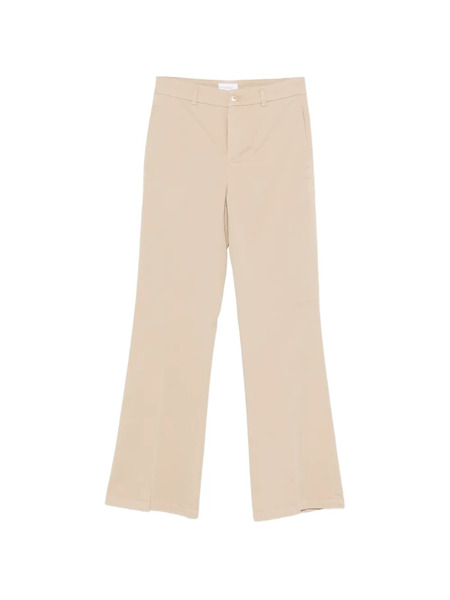  40 Weft Thea Zip-up Straight Trousers - Neutrals 