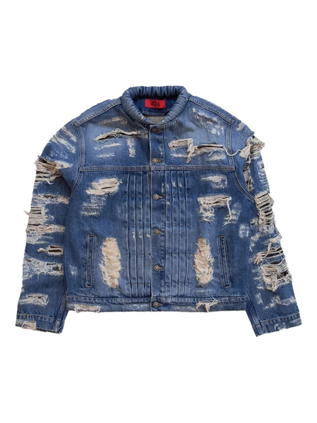  424 Collection Repaired Jacket - Blue 
