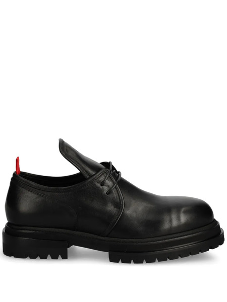  424 Leather Derby Shoes - Black 