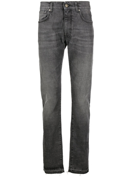  424 Logo-patch Slim-fit Jeans - Black 