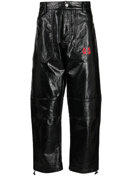  44 Label Group Dunya Straight-leg Trousers - Black 