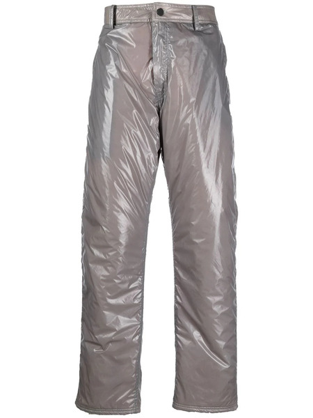  44 Label Group Group Blow Out Straight-leg Trousers - Grey 