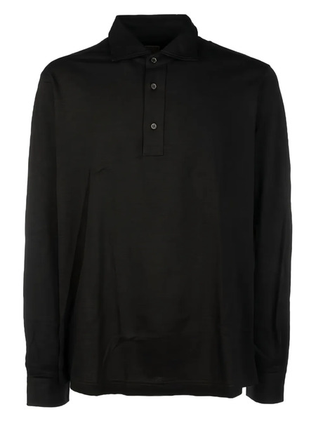  4ff Long-sleeved Polo Shirt - Grey 