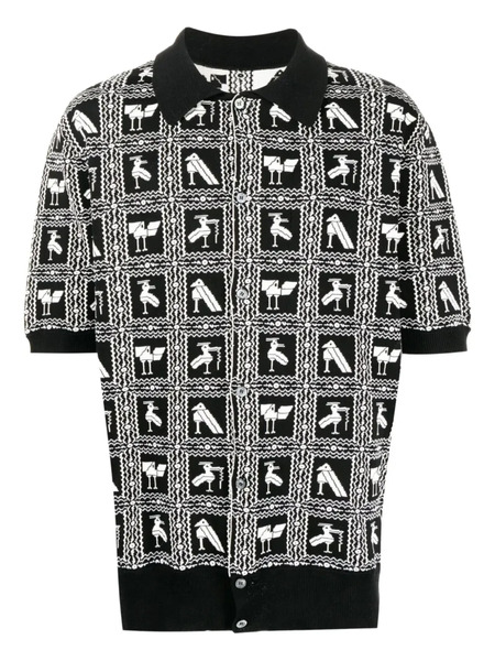  4sdesigns Graphic-design Short-sleeve Shirt - Black 