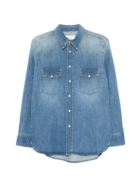  6397 Denim Pocket Shirt - Blue 