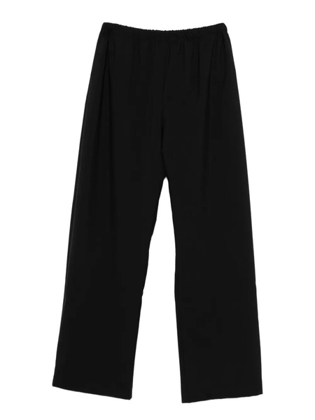 6397 Elasticated-waistband Trousers - Black 