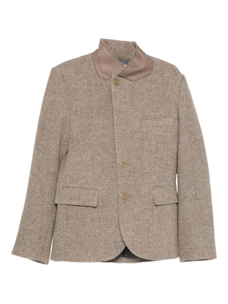  6397 Herringbone Blazer - Brown 