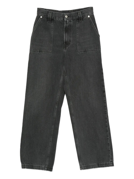  6397 Patch-pocket Jeans - Black 