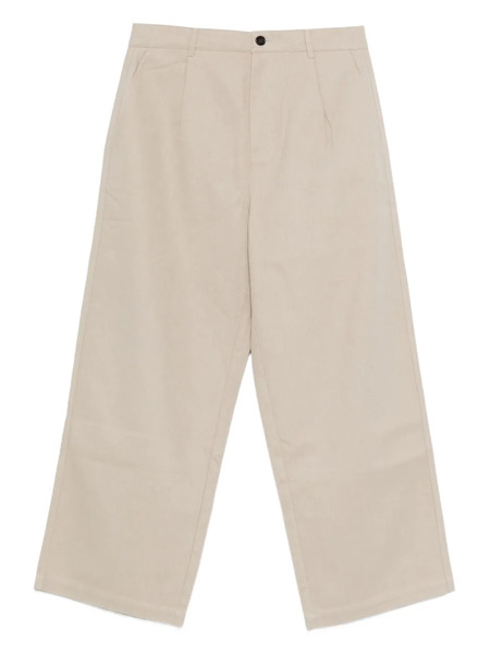  6397 Pleated-front Trousers - Grey 