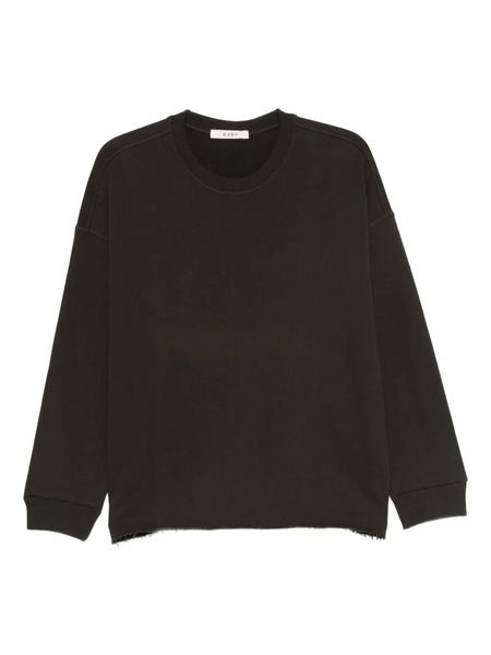  6397 Raw-edge Cotton Sweatshirt - Grey 