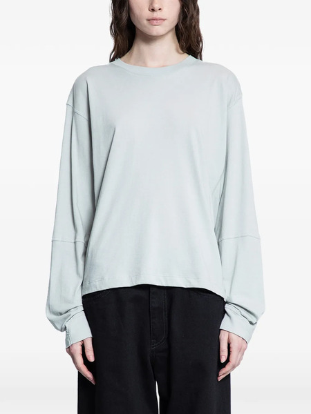  6397 Seamed Long-sleeve T-shirt - Blue 