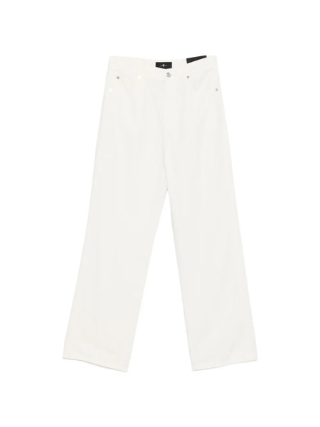  7 For All Mankind Button-fastening Jeans - White 