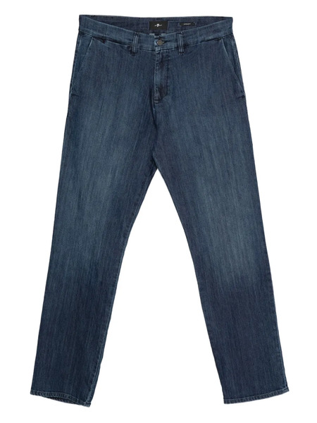  7 For All Mankind Buttoned Jeans - Blue 