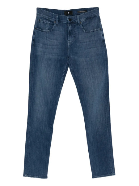  7 For All Mankind Cotton-blend Jeans - Blue 
