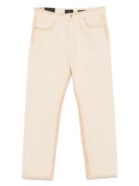  7 For All Mankind Cotton Jeans - Neutrals 