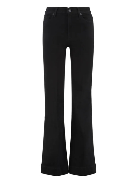  7 For All Mankind Dojo Bootcut Jeans - Black 