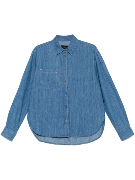  7 For All Mankind Easy Shirt - Blue 