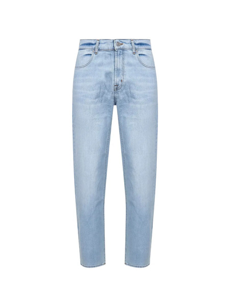  7 For All Mankind Faded-wash Denim Jeans - Blue 