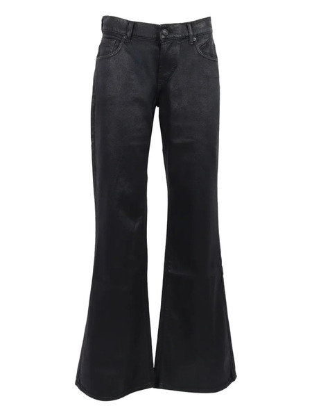  7 For All Mankind Five-pocket Flared Jeans - Black 