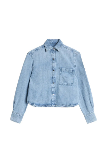  7 For All Mankind Ivy Buttoned Shirt - Blue 